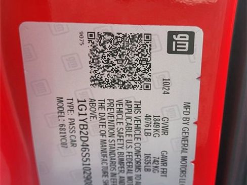 Used 2025 Chevrolet Corvette Stingray Preferred Cpe w/ Z51 Performance Package image 33