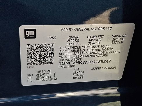 Certified 2023 Chevrolet Traverse LT AWD/4WD image 29