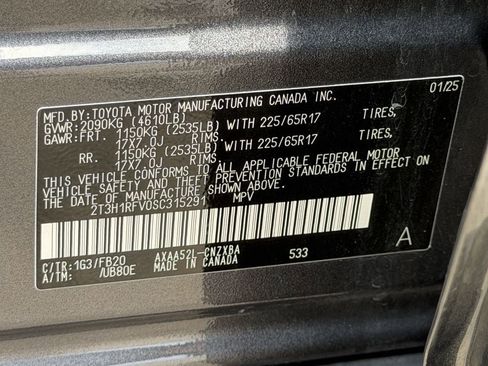 Used 2025 Toyota RAV4 LE FWD image 30