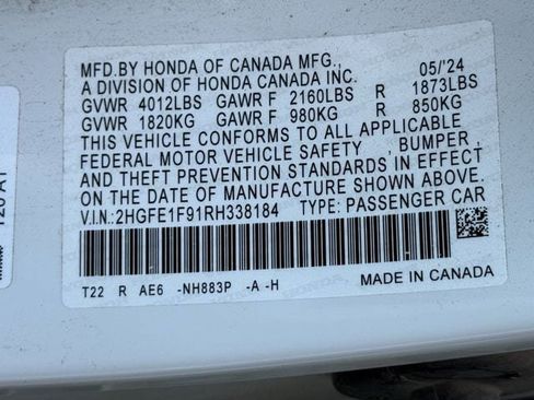 Used 2024 Honda Civic Touring image 30
