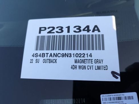 Used 2022 Subaru Outback Limited w/ Popular Package #2 image 35