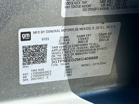 Used 2021 GMC Sierra 1500 AT4 image 31