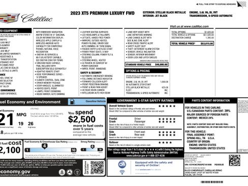 Used 2023 Cadillac XT5 Premium Luxury image 2