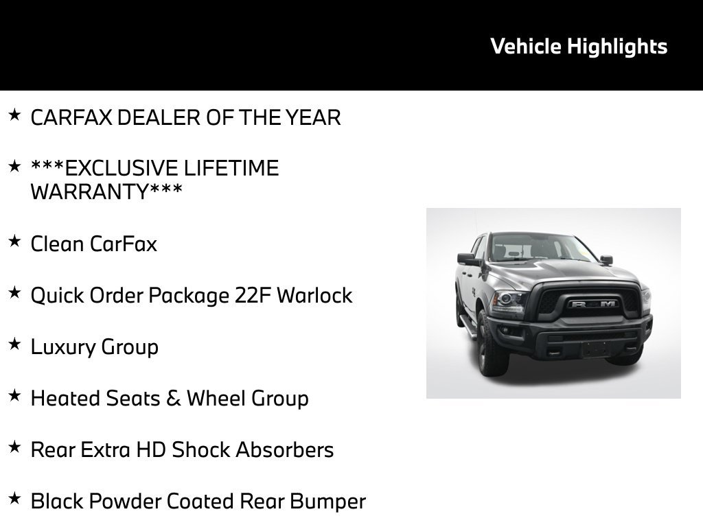 Used 2019 RAM 1500 Warlock w/ Luxury Group AWD/4WD image 5