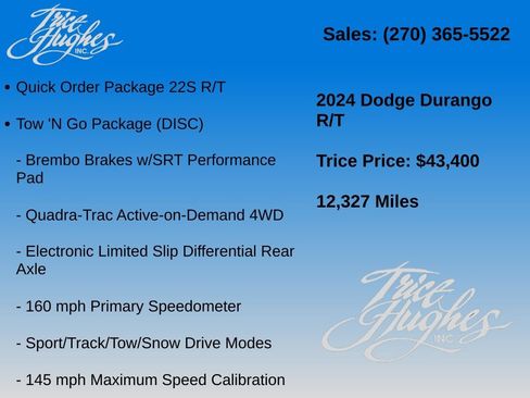 Used 2024 Dodge Durango R/T AWD/4WD image 7