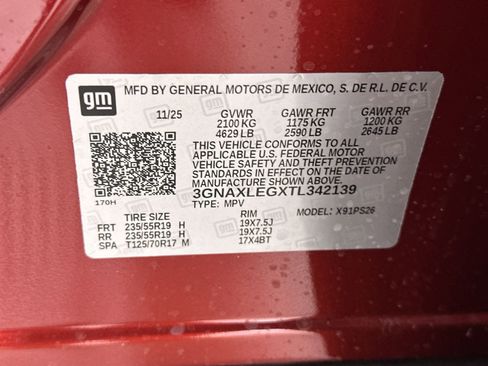 New 2026 Chevrolet Equinox RS w/ Convenience Package III image 69