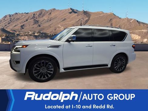 Used 2024 Nissan Armada Platinum w/ Captain's Chairs Package AWD/4WD image 2