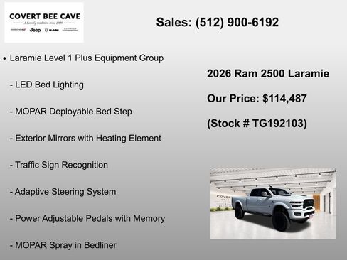 New 2026 RAM 2500 Laramie w/ Night Edition AWD/4WD image 25