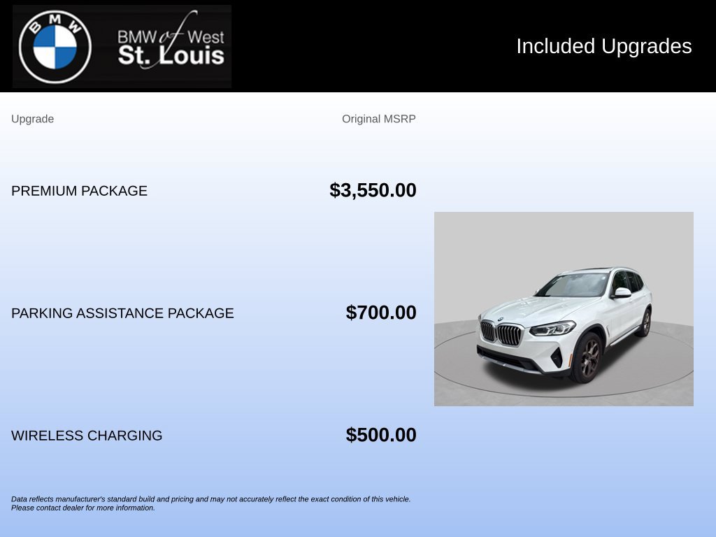 Used 2024 BMW X3 xDrive30i w/ Premium Package AWD/4WD image 20