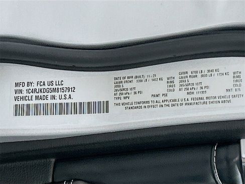 Used 2021 Jeep Grand Cherokee L Overland image 33