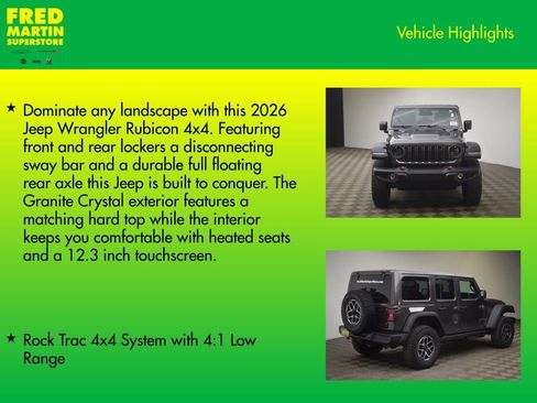 New 2026 Jeep Wrangler Rubicon image 7