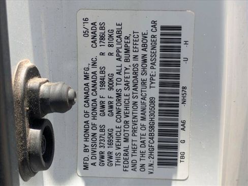 Used 2016 Honda Civic LX image 18