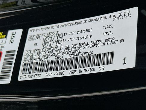 Used 2026 Toyota Tacoma TRD Sport RWD image 12