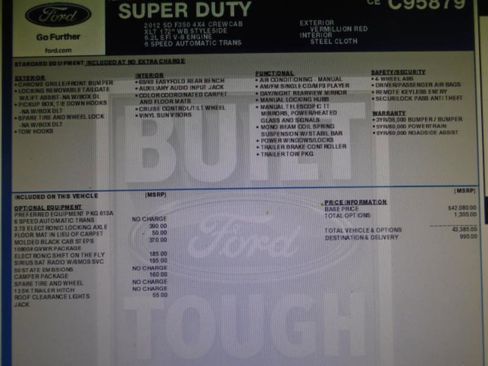 Used 2012 Ford F350 XLT w/ Camper Pkg image 24