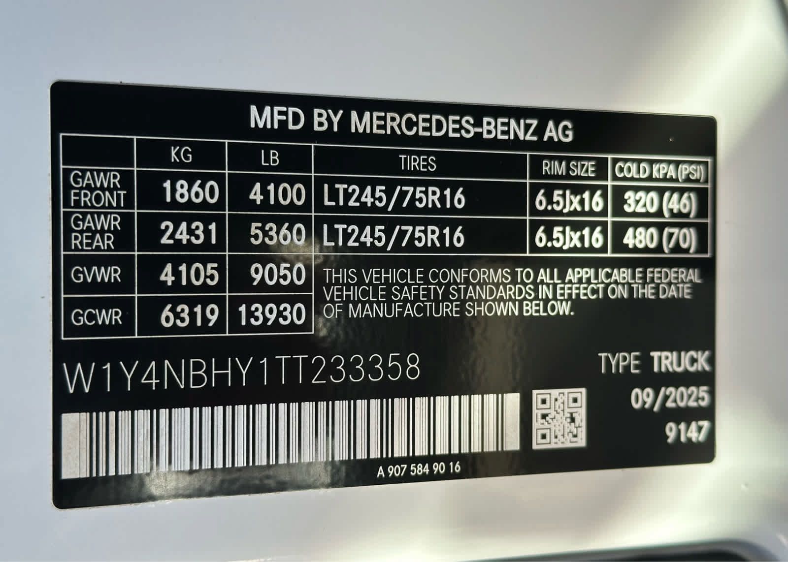 Used 2026 Mercedes-Benz Sprinter 2500 image 26
