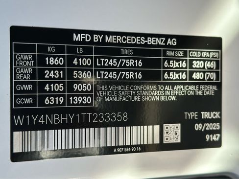 Used 2026 Mercedes-Benz Sprinter 2500 image 26