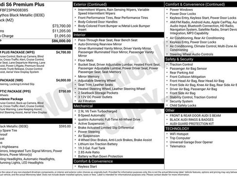 Used 2023 Audi S6 Premium Plus w/ Premium Plus Package image 3