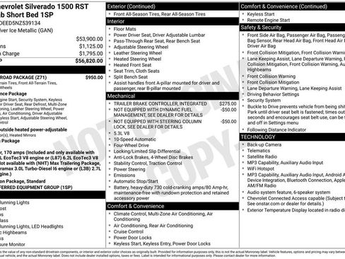Used 2022 Chevrolet Silverado 1500 RST w/ Z71 Off-Road Package AWD/4WD image 3