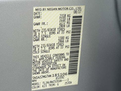 Used 2017 Nissan Murano SL image 26