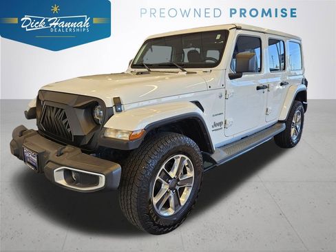 Used 2019 Jeep Wrangler Unlimited Sahara w/ Uconnect 4C Nav & Sound Group image 1