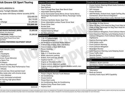 Certified 2024 Buick Encore GX Sport Touring w/ Experience Buick Package image 6