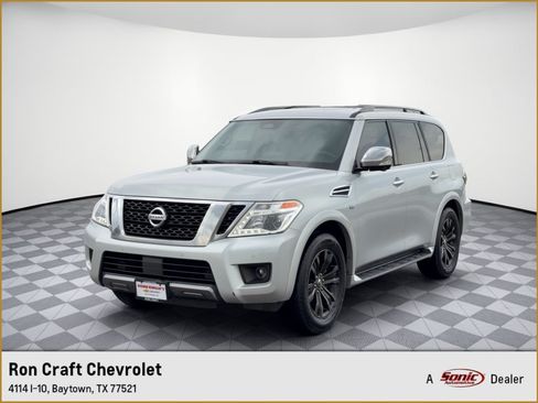 Used 2019 Nissan Armada Platinum w/ Captain's Chairs Package RWD image 1