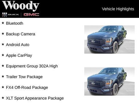 Used 2022 Ford F150 XLT w/ Equipment Group 302A High AWD/4WD image 3