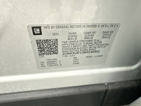 Certified 2021 Chevrolet Equinox LT AWD/4WD image 25