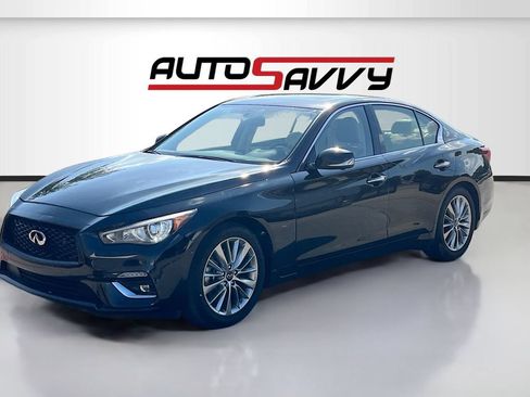 Used 2023 INFINITI Q50 Luxe w/ Cargo Package RWD image 3