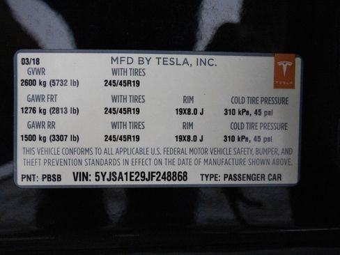 Used 2018 Tesla Model S 75D AWD/4WD image 43