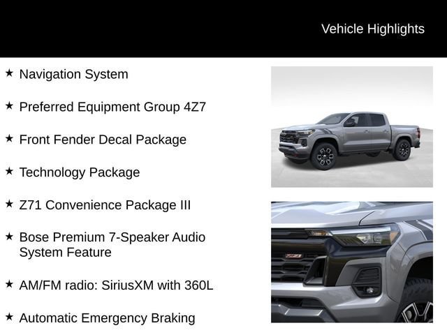 New 2026 Chevrolet Colorado Z71 w/ Technology Package AWD/4WD image 17