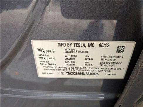 Used 2022 Tesla Model X Plaid AWD/4WD image 24