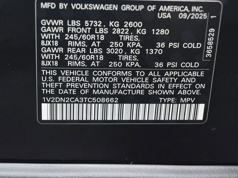 New 2026 Volkswagen Atlas SE image 18