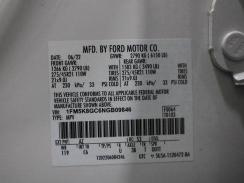 Used 2022 Ford Explorer ST w/ Equipment Group 401A AWD/4WD image 41