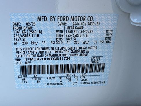 New 2026 Ford Explorer Active RWD image 29