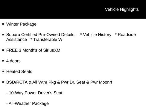 Certified 2025 Subaru Crosstrek 2.0i Premium AWD/4WD image 8