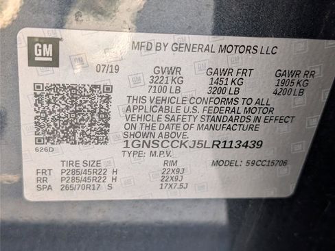 Used 2020 Chevrolet Tahoe Premier w/ Premier Plus Edition RWD image 38