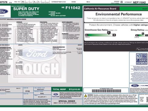 Used 2022 Ford F250 Lariat w/ Black Appearance Package AWD/4WD image 4