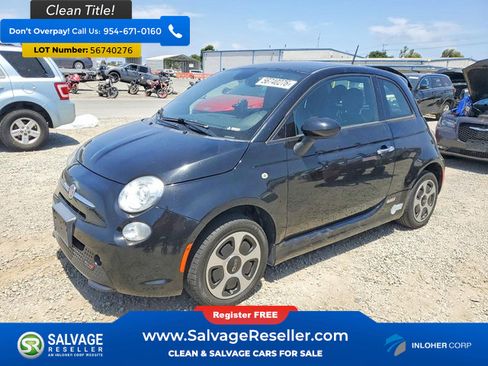 Used 2015 FIAT 500 e FWD image 1