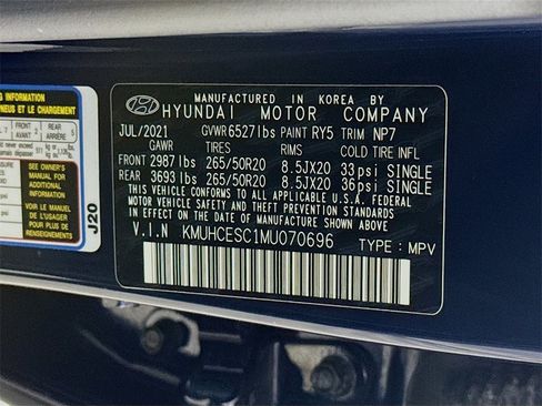 Used 2021 Genesis GV80 3.5T Advanced + image 38