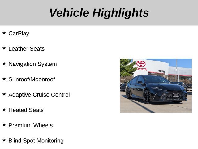 Used 2025 Toyota Camry XSE w/ Premium Package FWD image 5