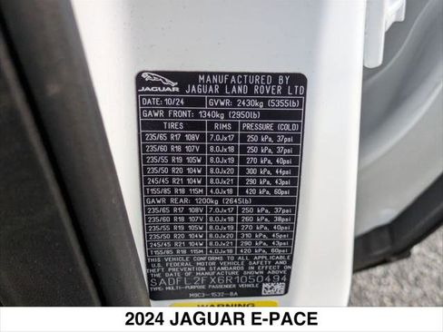 New 2024 Jaguar E-PACE R-Dynamic SE image 15