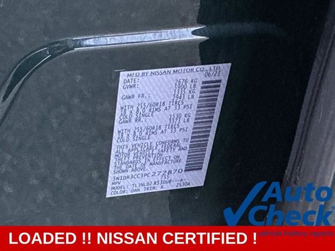 Certified 2023 Nissan Pathfinder SL w/ Cargo Package AWD/4WD image 24