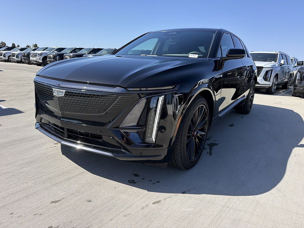 Used 2025 Cadillac Lyriq Sport w/ LPO, Red Accent Package AWD/4WD image 2