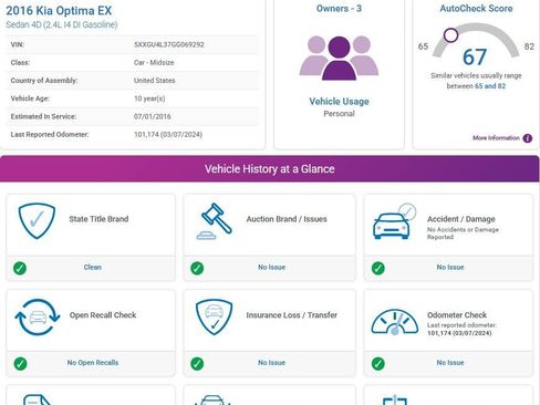 Used 2016 Kia Optima EX w/ Premium Package image 3