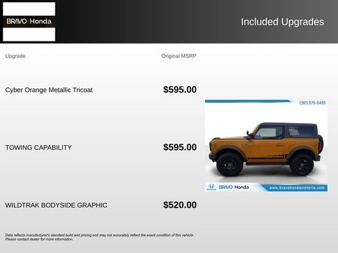 Used 2021 Ford Bronco Wildtrak AWD/4WD image 5