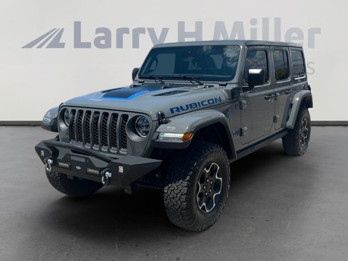 Certified 2021 Jeep Wrangler Unlimited Rubicon 4xe w/ Cold Weather Group AWD/4WD image 1