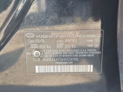 Used 2017 Hyundai Sonata Limited w/ Ultimate Package 04 FWD image 33