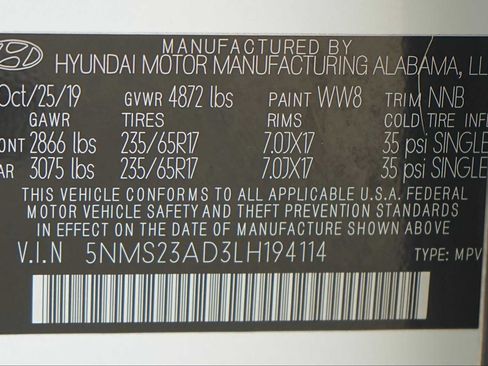 Used 2020 Hyundai Santa Fe SE FWD image 30