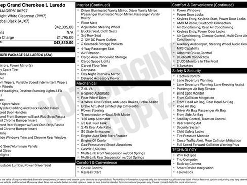 Used 2023 Jeep Grand Cherokee L Laredo RWD image 21